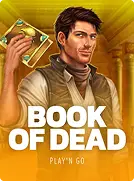 Book of Dead gokkast van Play'n GO bij Aphrodite Casino